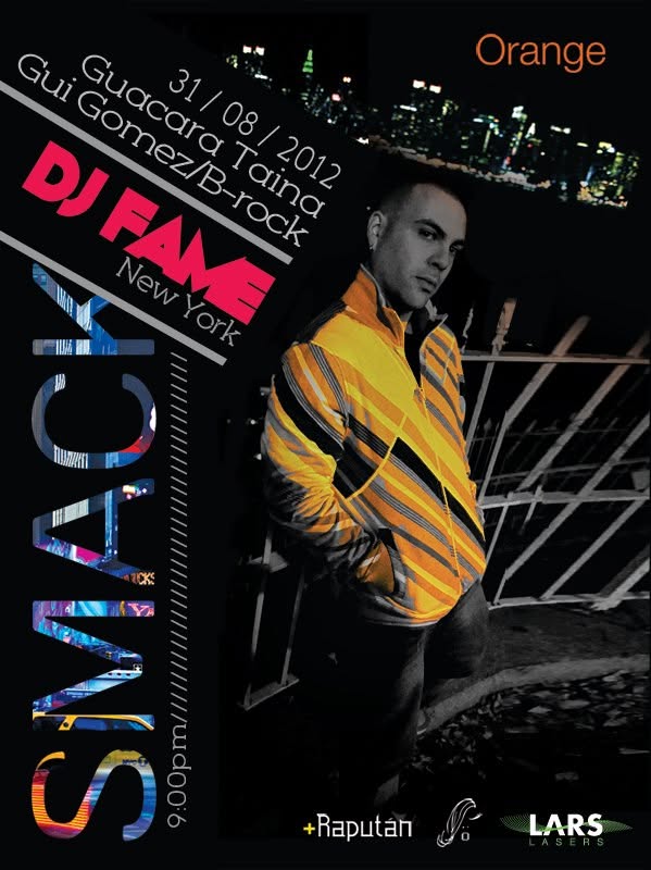 Event poster: Orange · DJ Fame, 31 August 2012